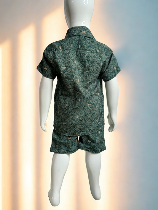 Unisex cord -set comfortable 2-piece clothing set for toddlers