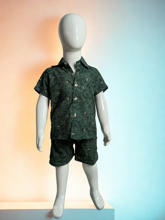 Unisex cord -set comfortable 2-piece clothing set for toddlers